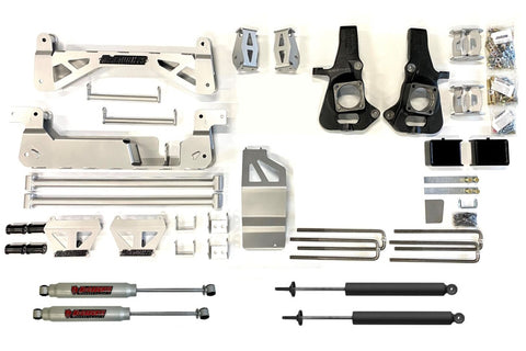 7″-9″ Lift Kit, 2002-2010 GM Truck 2500, 2WD-Santis Tires &amp; Wheels