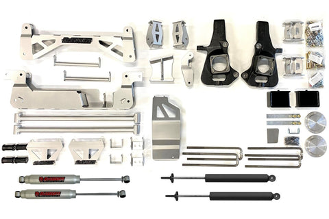7″-9″ Lift Kit, 2002-2010 GM Truck 2500, 4wd-Santis Tires &amp; Wheels