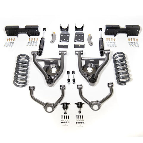 88-98 GM IHC Complete Lowering Kit-Santis Tires &amp; Wheels