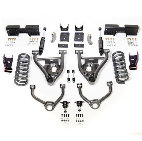 88-98 GM IHC Complete Lowering Kit-Santis Tires &amp; Wheels
