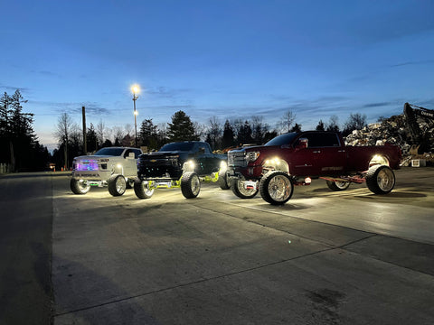 White LED Rock Light-Santis Tires &amp; Wheels